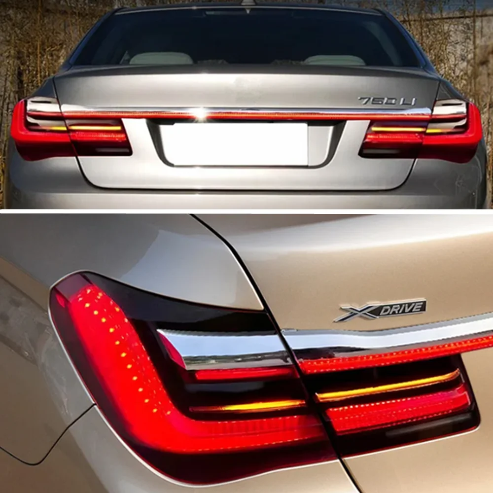 Автомобильные светодиодные задние фонари для BMW F01 F02 2009-2015, аксессуары 7-й серии, модифицированный G12, Стайлинг, задние светодиодные стоп-сигналы в сборе Автомобильные светодиодные задние фонари для BMW F01 F02 2009-2015, аксессуары 7-й серии, модифицированный G12, Стайлинг, задние светодиодные стоп-сигналы в сборе