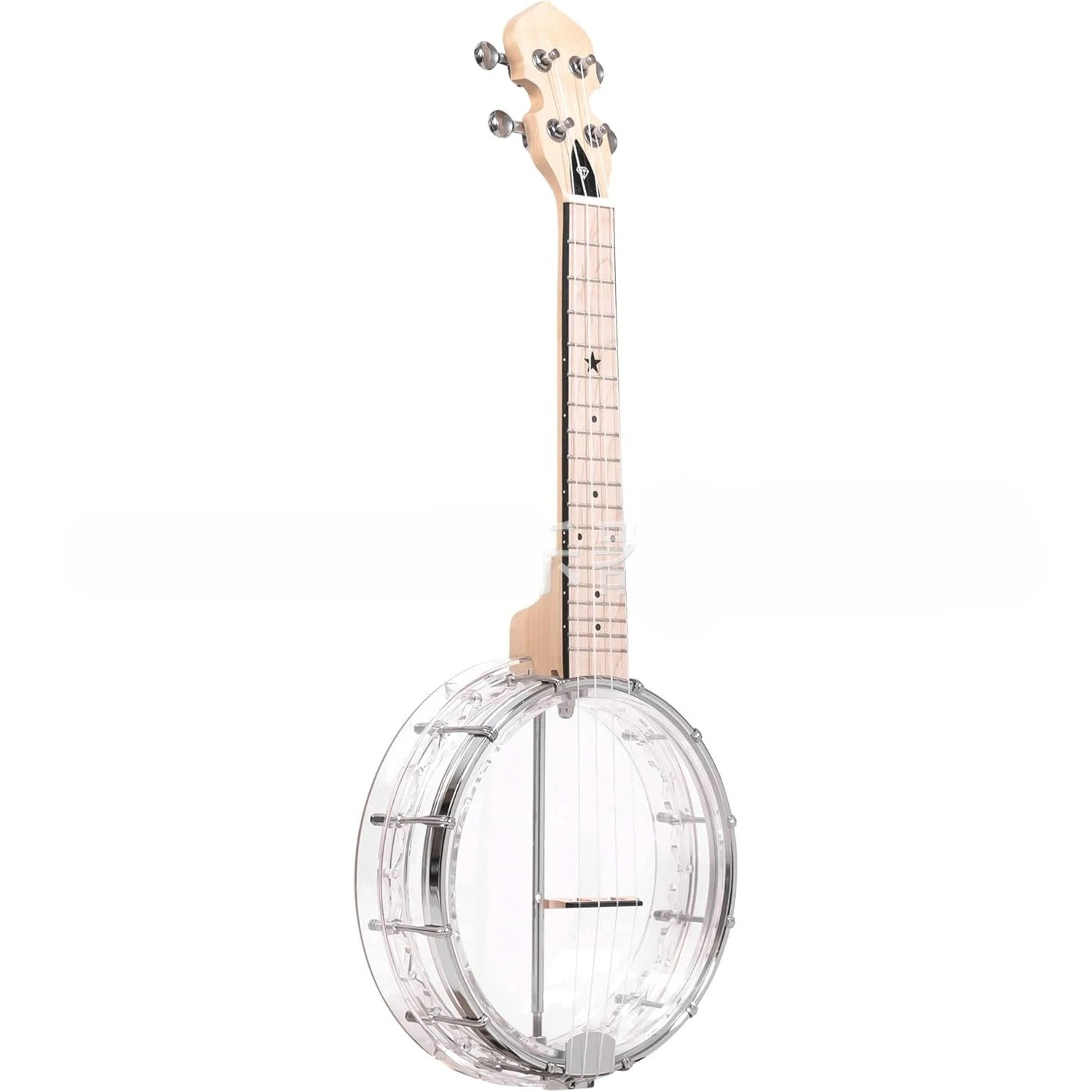 

23-Inch Ukulele Banjo 8-inch Acrylic Bezel with Smooth Maple Neck