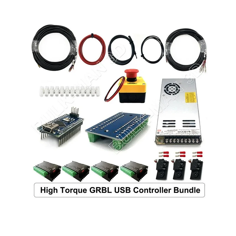 High Torque GRBL Controller Bundle High Current Controller for Compatible With GRBL Software