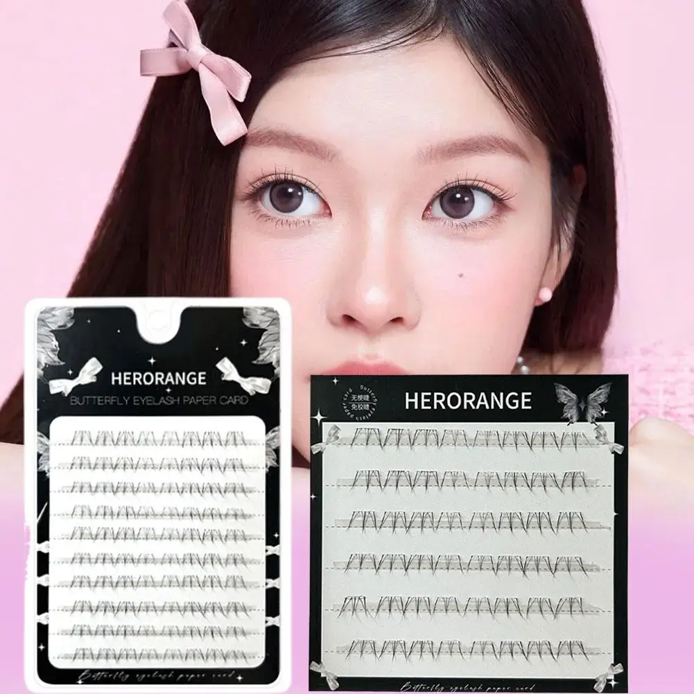 False Eyelashes Individual Lashes 100 Clusters Natural Extension Eyelash Eyelashes Single Kit Extensions Lash Cluster Lower X3O4