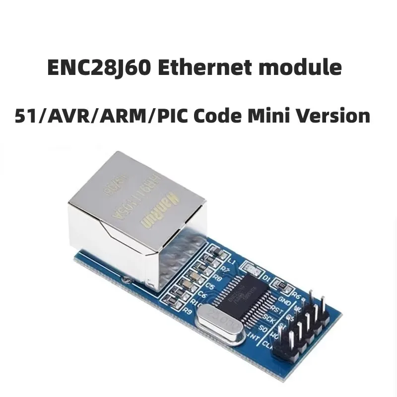 Mini Module réseau Ethernet LAN ENC28J60 pour Arduino 51 AVR SPI PIC STM32 LPC, vente en gros