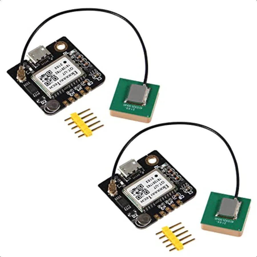 

2PCS GTU7 GPS Module High Sensitivity High Precision Positioning Navigation Satellite Positioning Compatible with GPS NEO6M 51