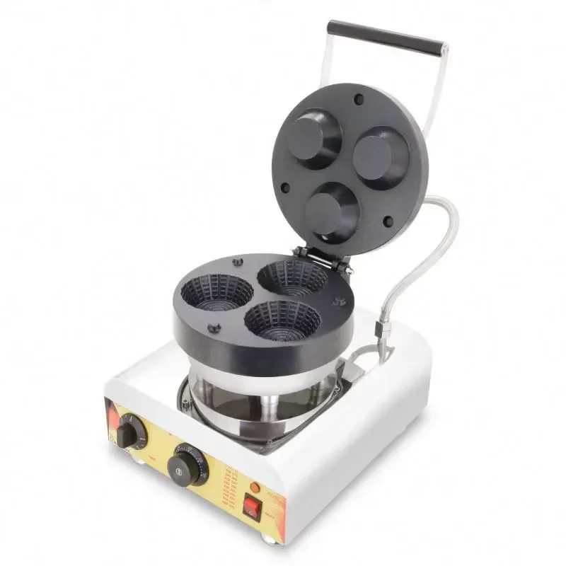 Commercial Electric Egg Tart Press Machine 3 Piece Pie Roaster Maker for Bakery Snack Production Equipment High Efficiency