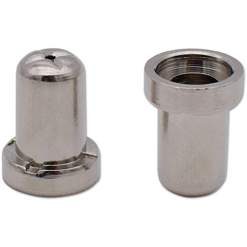 70 قطعة قطع البلازما الشعلة الاستهلاكية قطع تمديد طويل درع كوب 40A PT31 البلازما الشعلة تلميح القطب فوهة