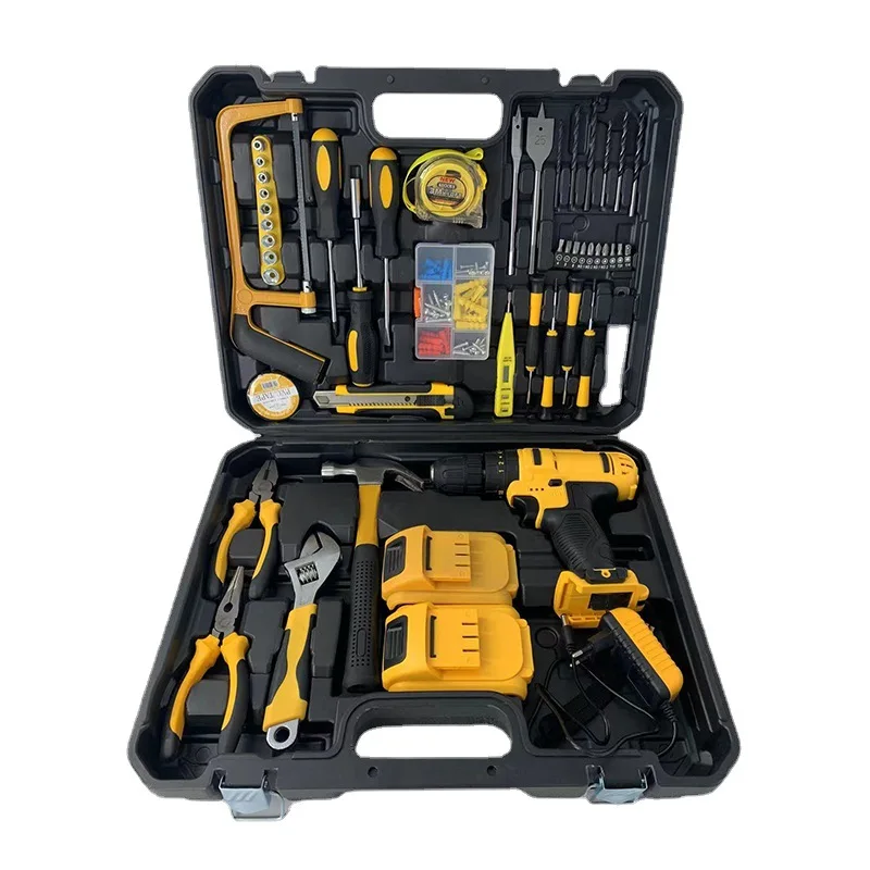 

Impact Electric Tools Cordless Brushless Compact Power Drill Home Repair Toolbox Hand Tool Kit