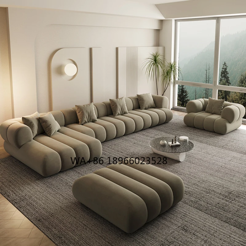 

Italian Luxury Velvet Cum Sofa Bed White Upholstere Sectional I L Shape Sofa Couch Living Room 123 Free Combination Sofa