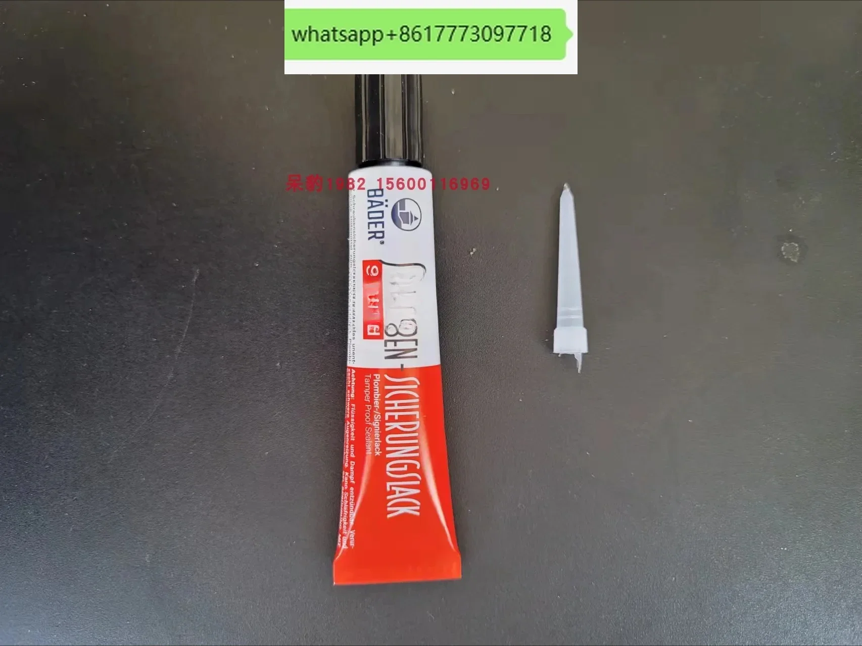 

German Bader Lacke thread locking marking adhesive SCHRAUBEN SICHERUNGSLACK marking