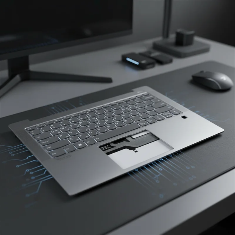 

Серый верхний чехол с упором для рук, клавиатура с подсветкой для Lenovo Ideapad S540 14IML 14API 14IWL 5CB0S17219