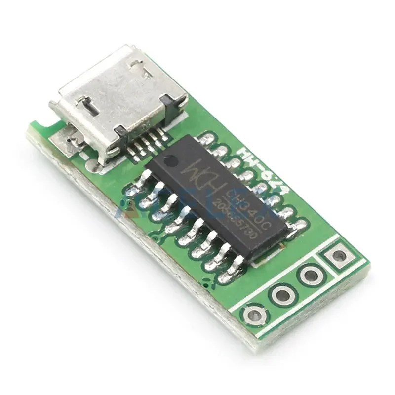 CH340C Micro USB to TTL Serial Port ISP Download Module 5V 3.3V 500ma Replace CH340G CH340T For STM32 51 With DuPont Line