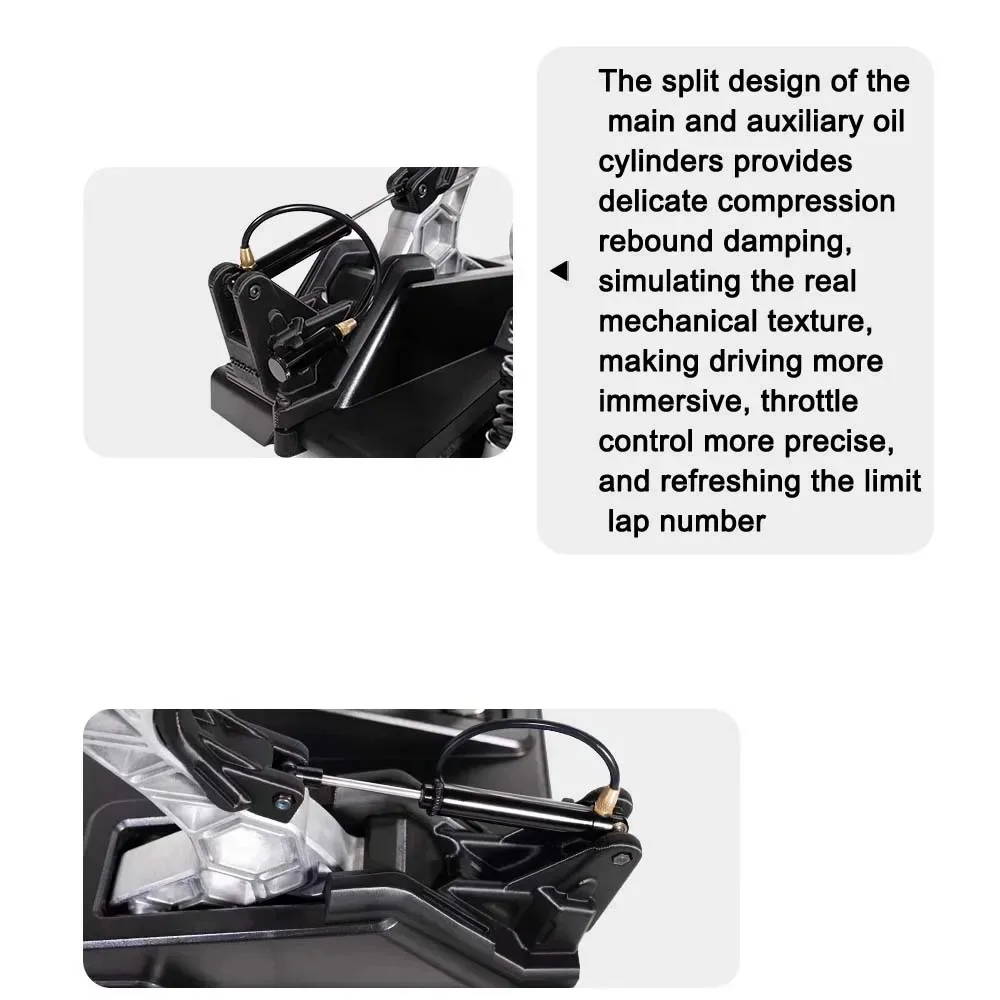 Thrustmaster TLCM/T3PM 스로틀 클러치 페달 댐핑 레이싱 게임 수정된 특수 유압 댐핑 키트