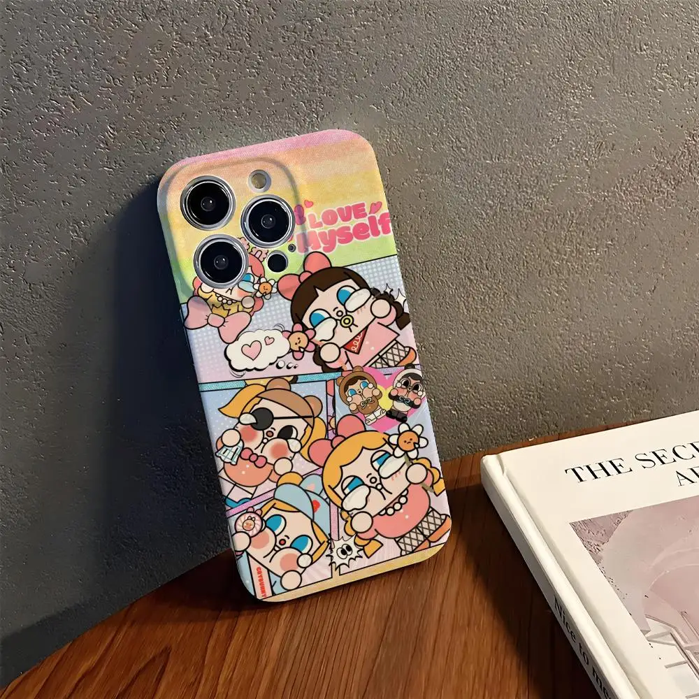 C-Crybaby-funda de teléfono con dibujos animados, película coreana INS para iPhone 16 15 14 13 12 11 Pro Max Plus, funda de lujo
