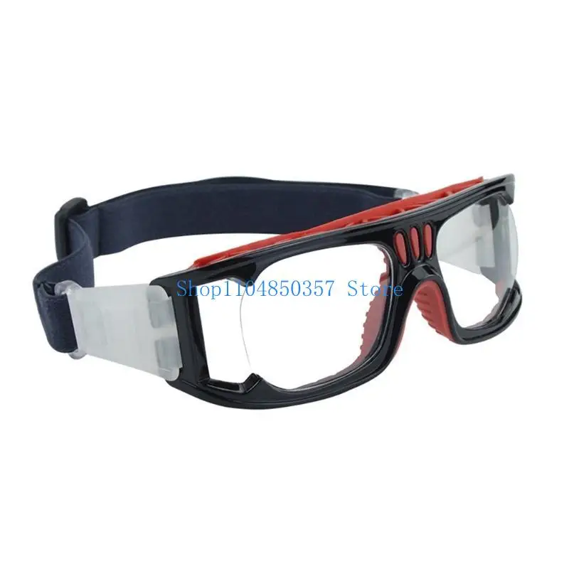 5asd نظارات رياضية واقية نظارات السلامة نظارات السلامة حزام قابل للتعديل لكرة السلة كرة القدم الرياضة عدسة قابلة للاستبدال