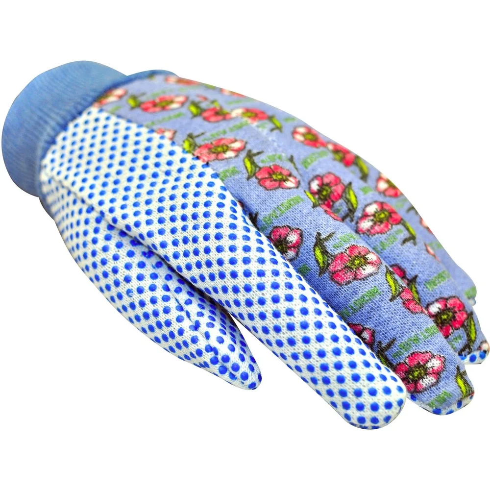 Gants de jardin en Jersey souple pour femmes, 3 paires de gants de travail en Micro mousse avec points en PVC, tricot respirant, aménagement paysager du poignet automobile