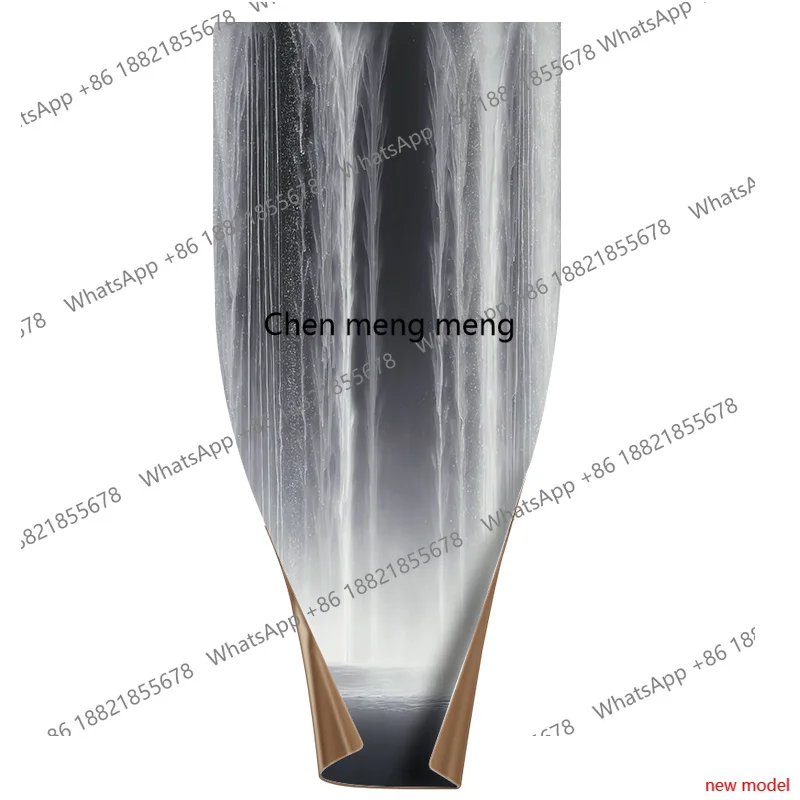H178Vertical corridor hanging painting creative 3d three-dimensional metal wrought iron entrance decorative painting