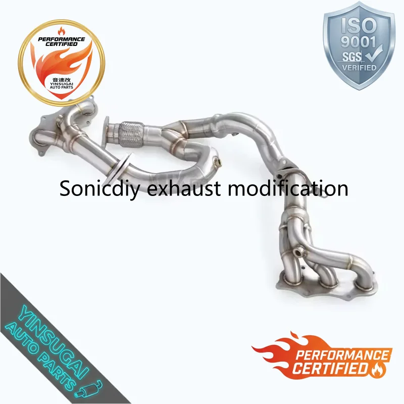 Cuski Factory Premium Exhaust Manifold Connector for Lotus Exige V6 3.5T 2012-2019 Complete System