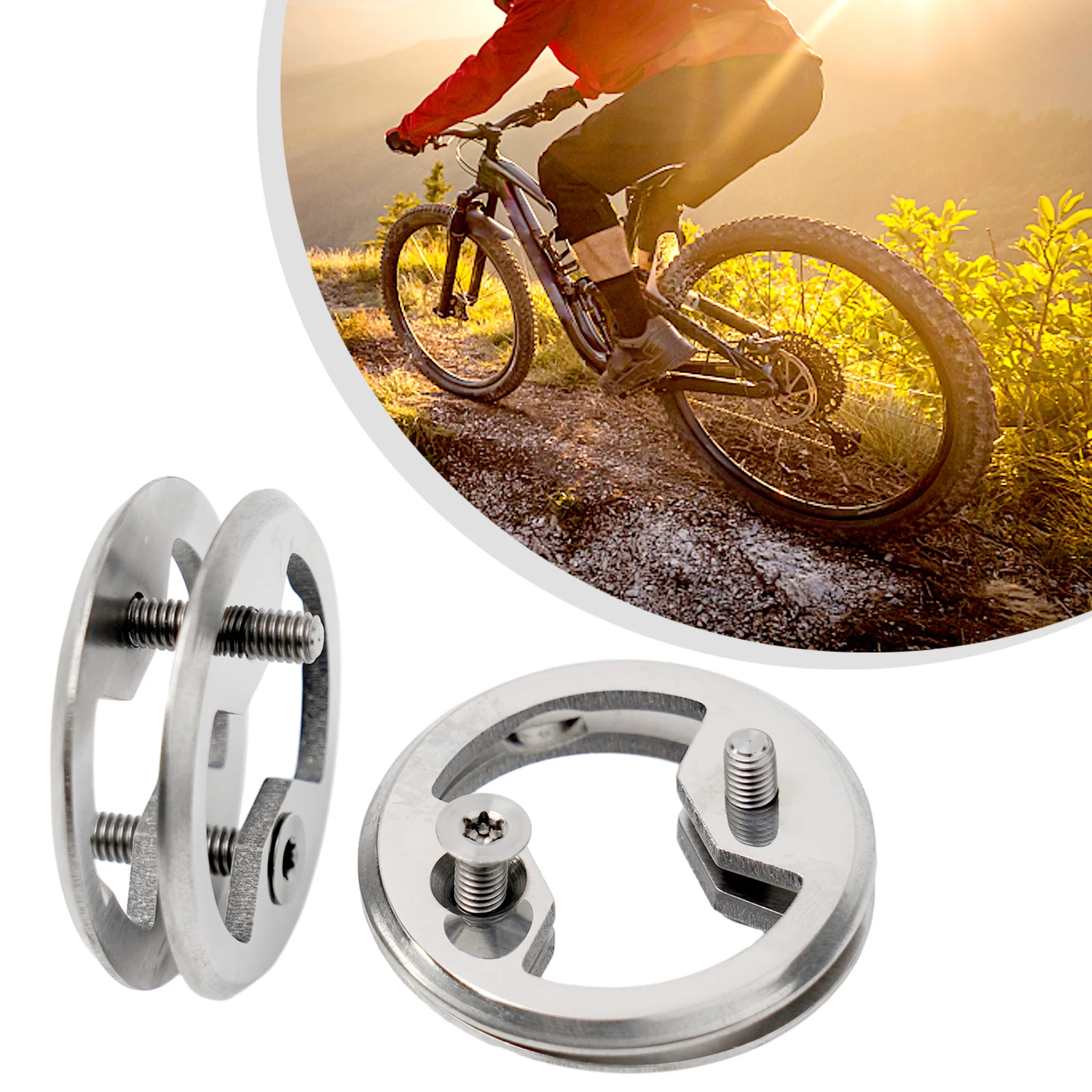 /TC4 /Alloy /Bike Pedal Plate Bow For Wahoo For SpeedPlay Ultralight Silver Replacement Cleat With Bolts Easy Install Cycling Ac