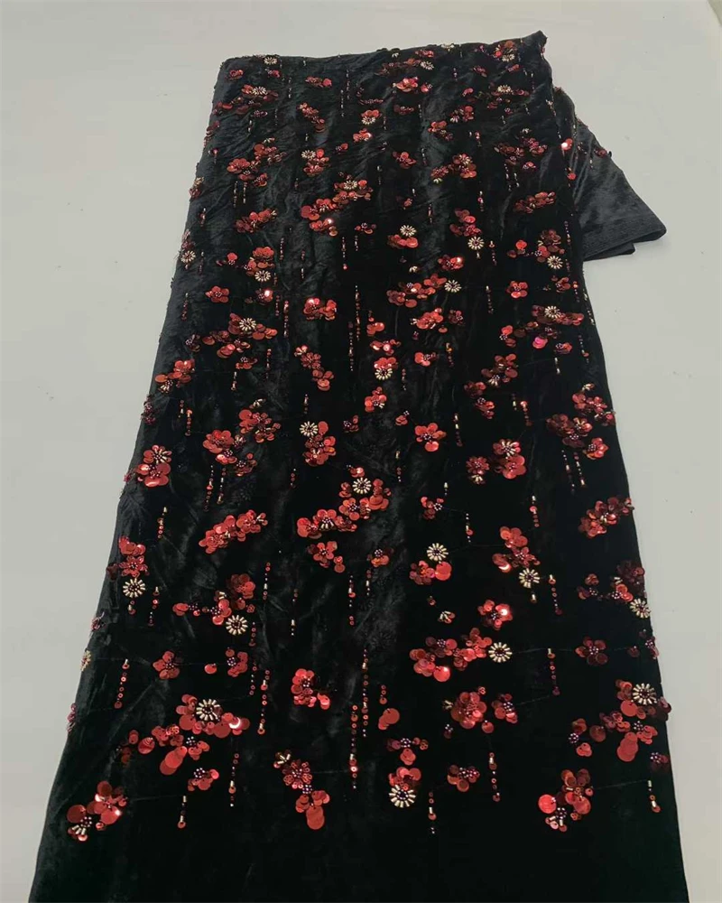 

Новейшая африканская бархатная кружевная ткань, сетчатая кружевная ткань, высокое качество, блестки, вышивка жениха для женщин, свадебное платье