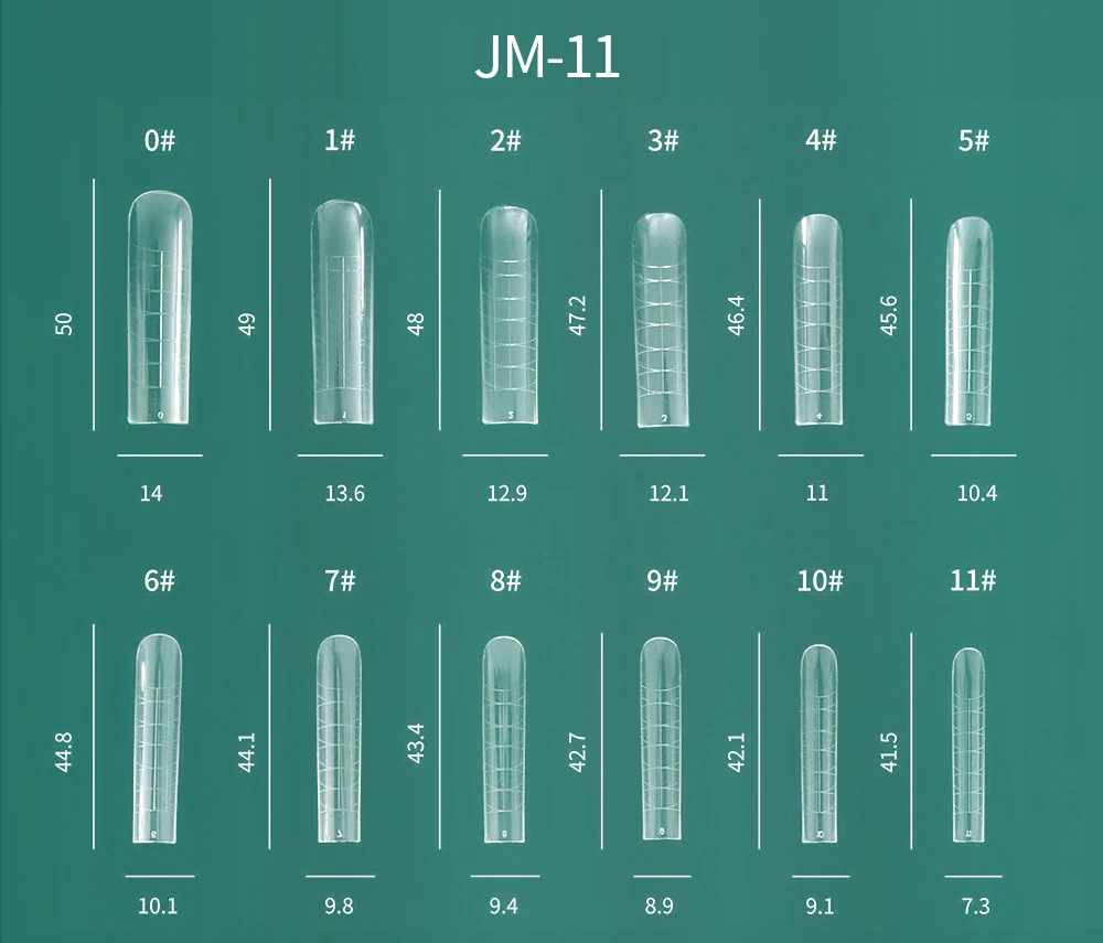 Nailpop Bunte Dual-Form-Nagelformen, 75/288/360 Stück, mehrere Formen für Gelverlängerungen, wiederverwendbar, für den professionellen und privaten Gebrauch – Detail 11