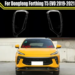 Auto Headlamp Caps For Dongfeng Forthing T5 EVO 2019 2020 2021 Car Headlight Cover Lampshade Lampcover Head Lamp Light Shell