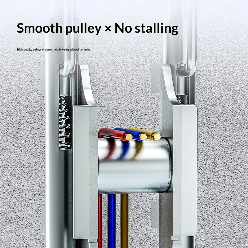 New Electrician's Single Person Auxiliary Wire Threading Tool Sturdy Durable A Time Saving And Labor Saving Manual Wire Threadin
