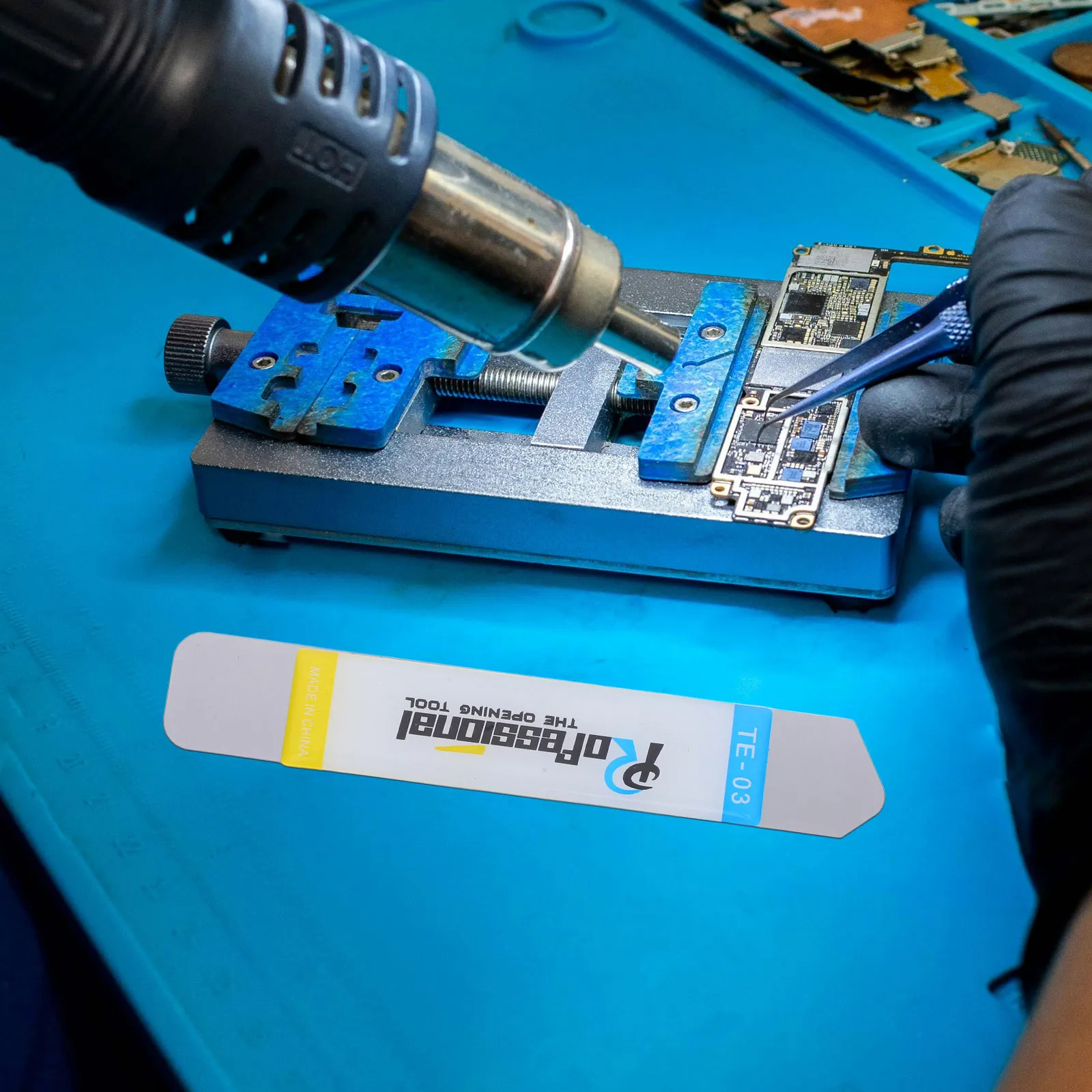 10pcs Phone Repair Tool Kit Stainless Steel Metal Spudger Thin Pry Opening Tool For Mobile Tablet Laptop Disassembly Tools