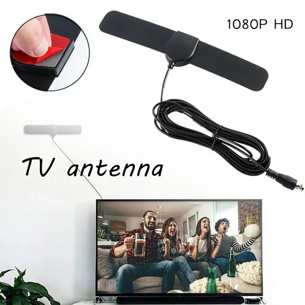 1080p Hdtv Digital Tv Antenna 980miles Range Dvb-t2 Indoor Signal Booster Amplifier 20DBI Usb Powered