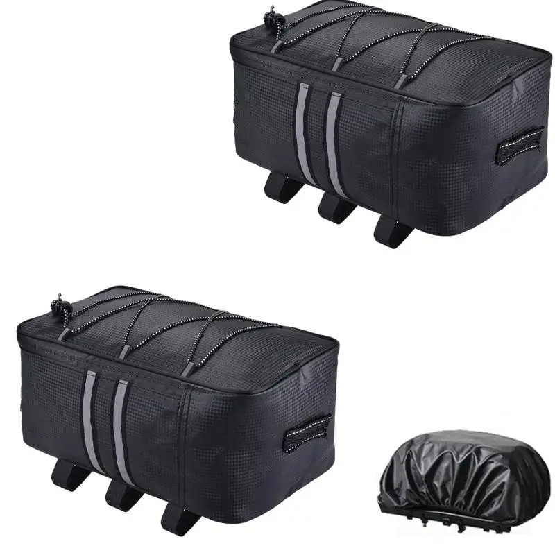 

Велосипедная сумка под сиденьем Светоотражающая сумка на сиденье для велосипедистов Седельная сумка со светоотражающими полосками Пакет для хранения велосипедного заднего сиденья для