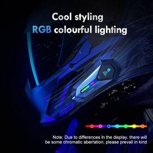 Imagen 2 del producto Luvin-intercomunicador G8 para casco de motocicleta, auriculares inalámbricos con Bluetooth, interfonos impermeables para compartir música, auriculares para llamadas con manos libres