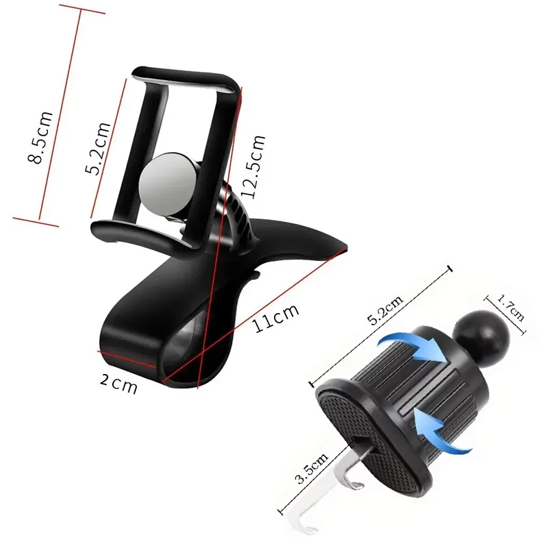 Car Phone Holder Stand HUD Dashboard Portable GPS Navigation Holder For Volvo XC90 XC60 V50 S60 V70 V60 V40 S90 olestar AWD XC40