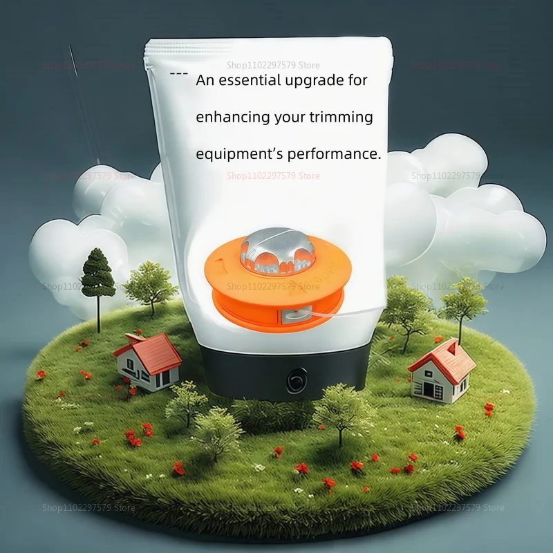 Universal Fit String Trimmer Bump Head Replacement Automatic Grass Trimmer Head for Gas Lawn Garden Brush Cutter Yard Tools