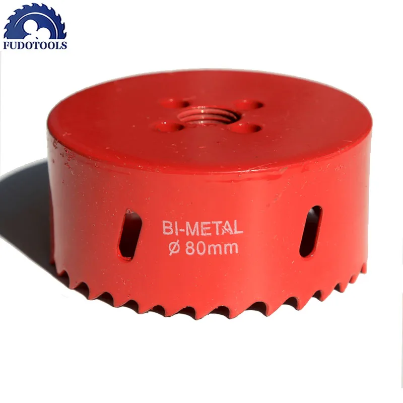 On Sale of 1PC 53-120mm HSSM42 Made Bi-metal Hole Saw Steel Wood Iron Plastic Hole Saw Opener Underreamer Pipeline Perforator