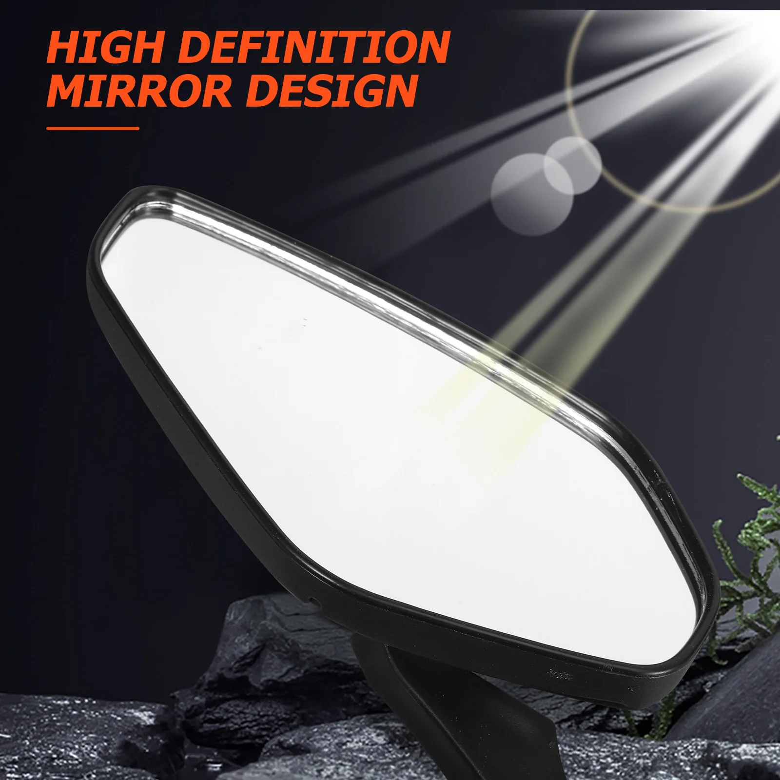 1 set 1 Set Bicycle Rear View Mirror Kit Handlebar Mount For Road Bike Cycling Electric Bike Tricycle Safety Riding Accessory