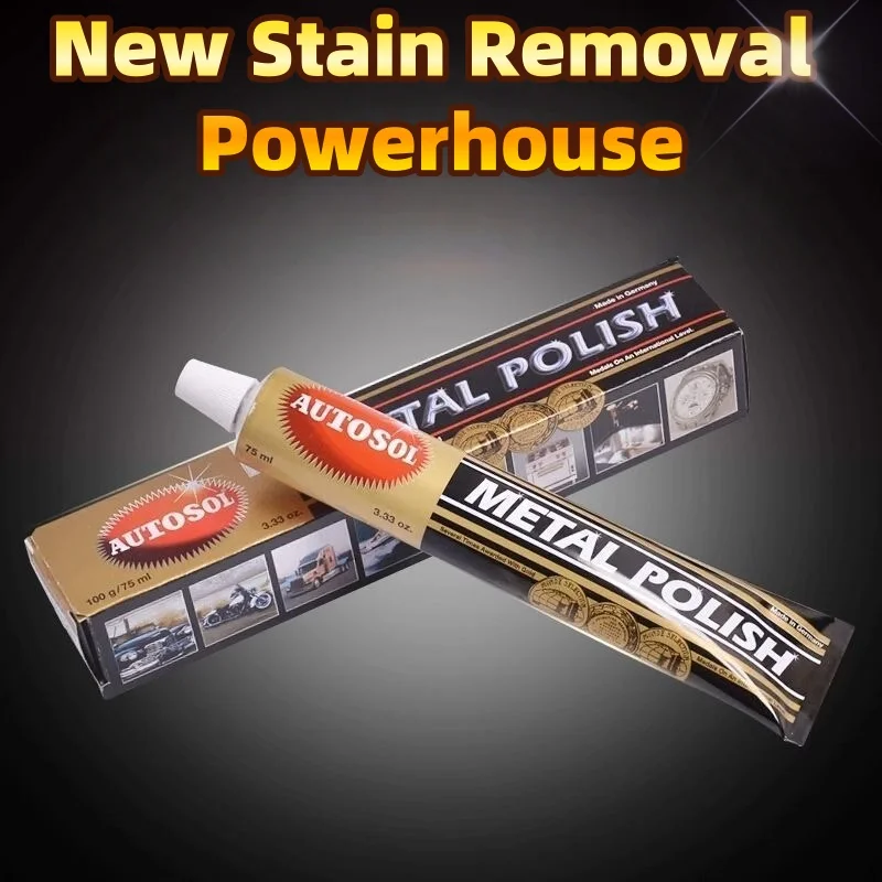 75ml 100g/50g Cream Knife Machine Polishing Wax Mirror Metal Stainless Steel Watch Polishing Paste Metal Polish Rust Remover
