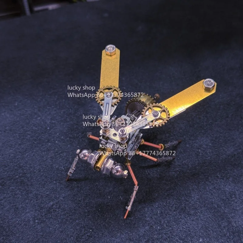 

Mechanical Insect Fly A Steampunk Model, Metal DIY Assembly Craft, Gift for Hobby Lovers