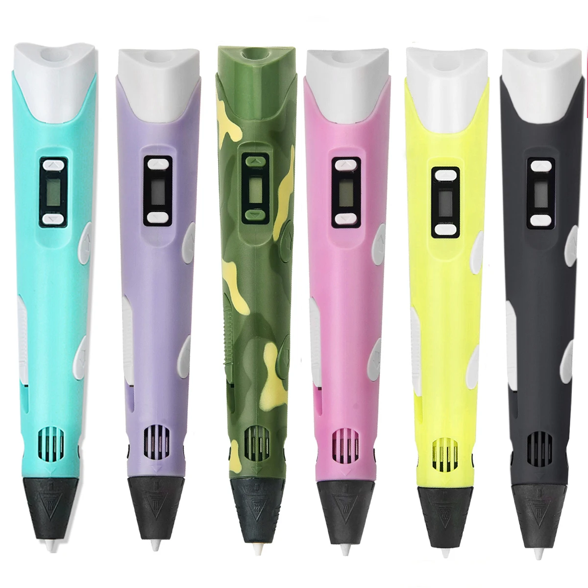 

Ручка для 3D-печати, низкотемпературная нить PLA, 3D ручки для рисования, игрушки, безопасная картина для детей и взрослых, креативная краска для рисования своими руками