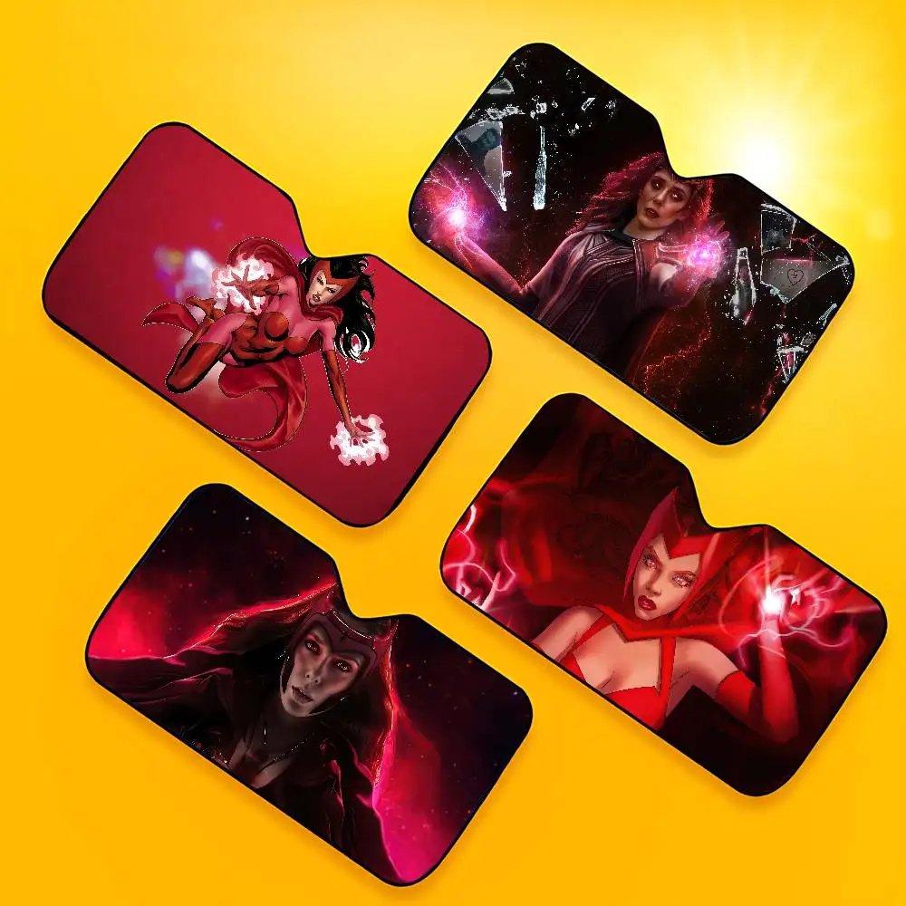 S-Scarlet W-Witch مظلة السيارات الستائر ظلة نافذة السيارة غطاء الزجاج الأمامي الشمس الظل السيارات الشمس قناع سيارة يغطي #2