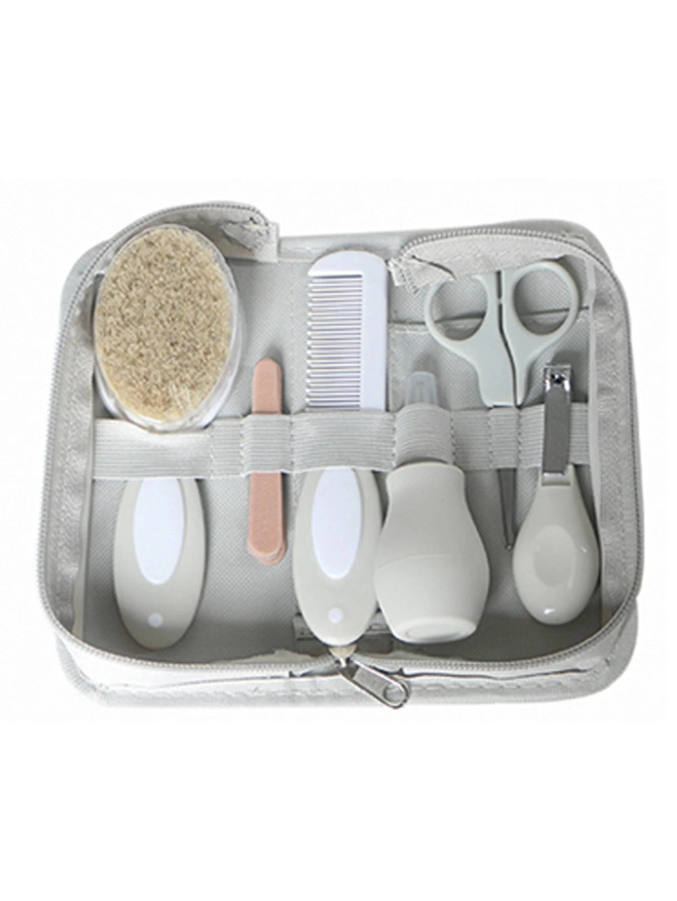 

6 шт., набор для ухода за ребенком + сумка для хранения, назальный аспиратор, ножницы для ногтей, расческа для волос, набор инструментов для чистки, подарок для новорожденных, детский набор для ухода за здоровьем