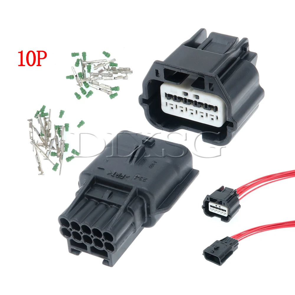1 Set 10 Pin 7283-8856-30 7282-8856-30 Car Radar Plug for Nissan Automobile Wire Harness Electrical Connector 7283-8856