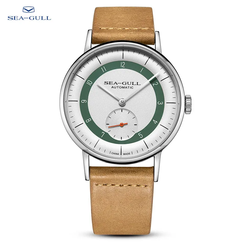 New Seagull Men Watch Automatic Mechanical Ultra-thin Watch Belt