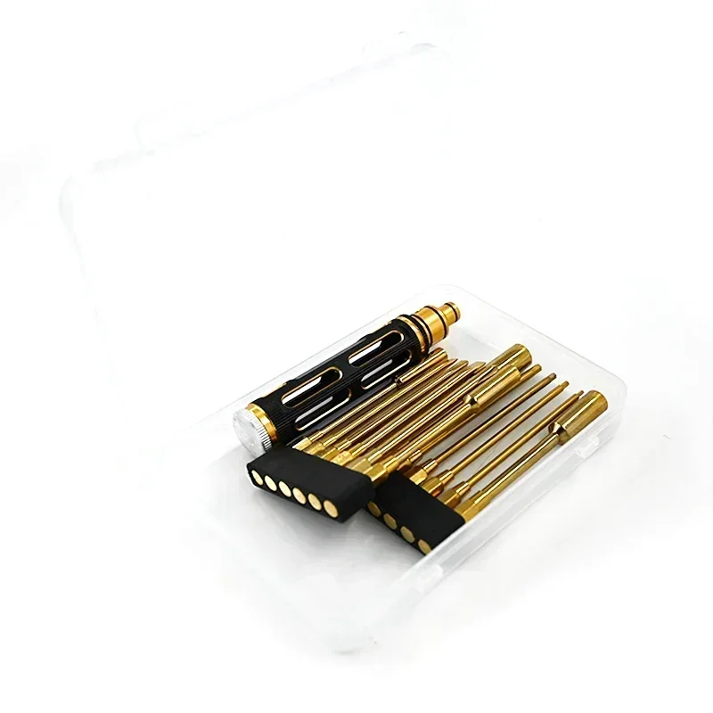

12 in 1 Hexagon Screwdriver 1.5 2.0 2.5 3.0mm 6.35mm Quick Change Allen Key Hex Screws Wrench Tool for 1/8 1/10 RC Car SCX10 TRX