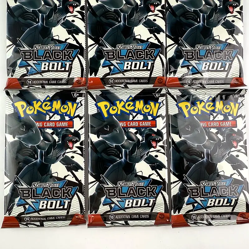 10/20 Pcs Pokemon Card Prismatic Black Bolt White Flare English Booster Battle Pokemon Card Game Carte Trading Collection Cards