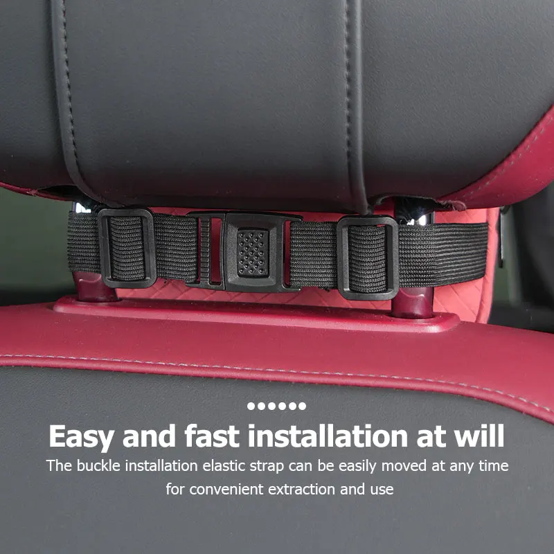 Car Tissue Box Center Console Armrest Backseat With Fix Strap For Infiniti Q70L QX50 Q50 QX30 QX60 QX80 Q60 Q30 QX70 Q70 G37 G35