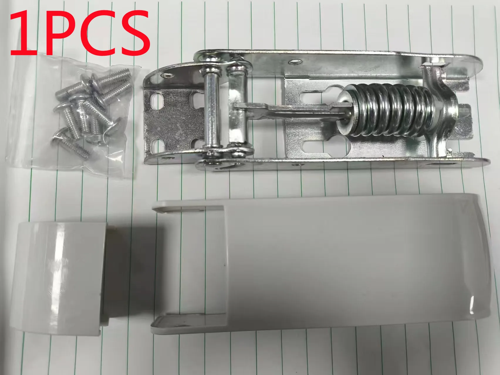 1PCS Freezer Horizontal Top Movable Door Hinge Upper Flap Freezer  Spring  Hinge With Plastic Cover