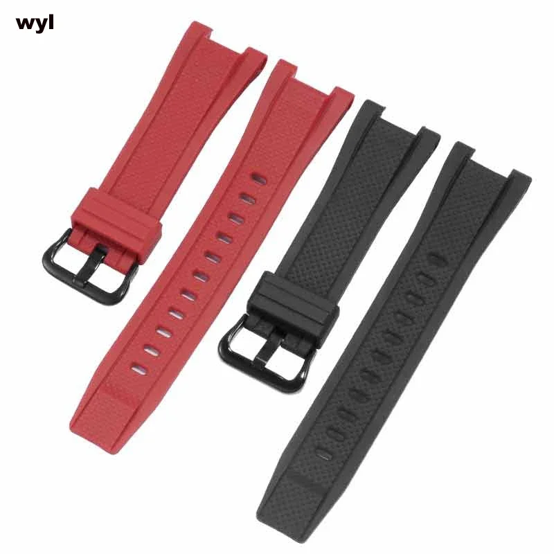 Resin Strap Suitable for Casio G-shock GST-B100 GST-210 GST-W300 GST-400G Men's Sports Waterproof Silicone Watch Band Bracelet