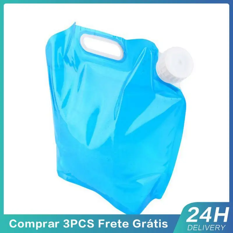 Portable Large Capacity Picnic Outdoor Adventure Camping Water Container Versatile Water Bag Convenient Foldable Travel Gear Bbq