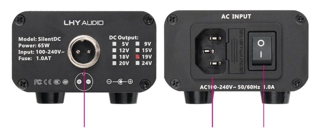 

LHY Silent DC HiFi fever level uV low noise 84W DC5V 12V 15V 18V 19V 20V 24V stabilized power adapter
