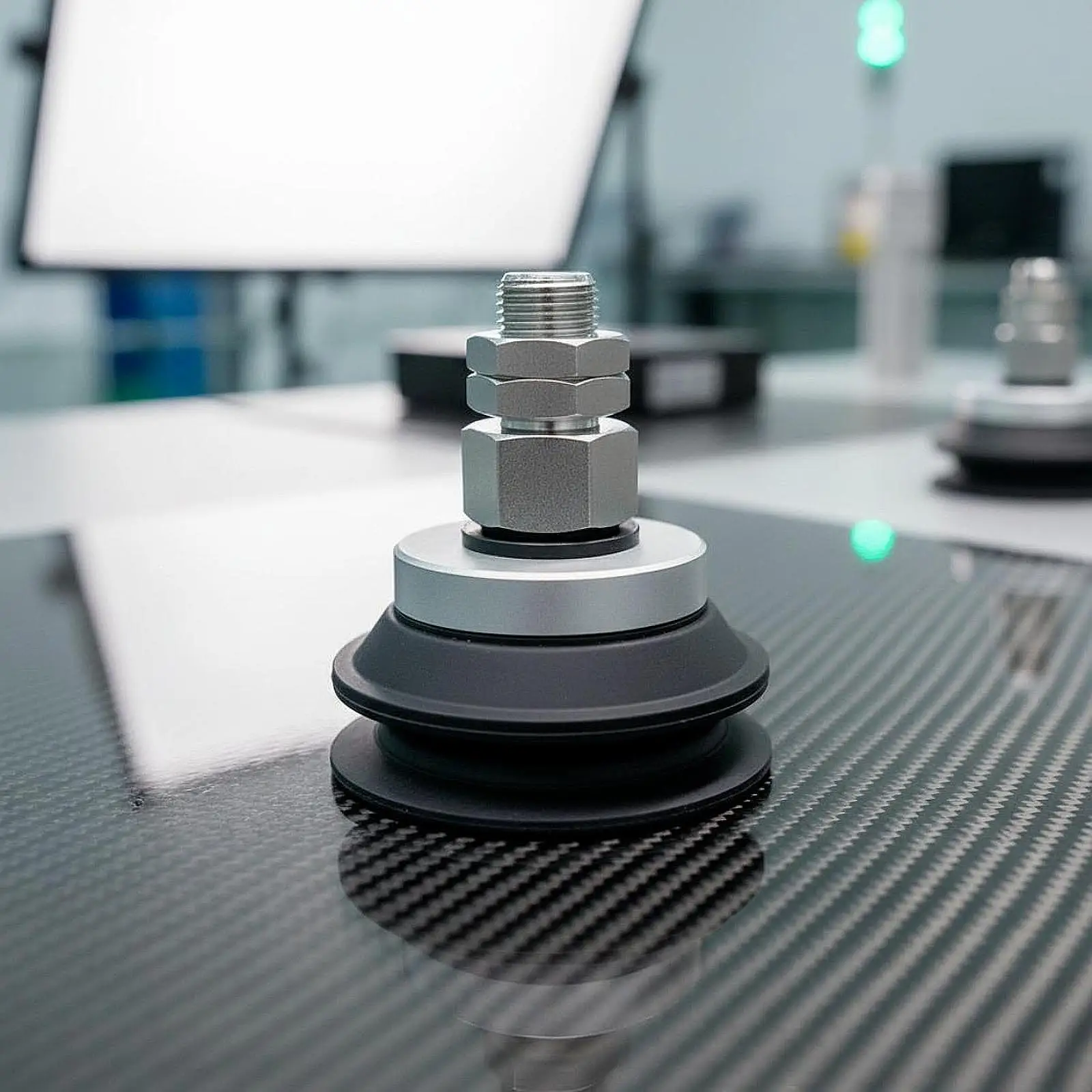 Mechanical Arm Vacuum Suction Cup Anti Slip Bellows Silicone High Temperature Heavy Duty for Material Handling