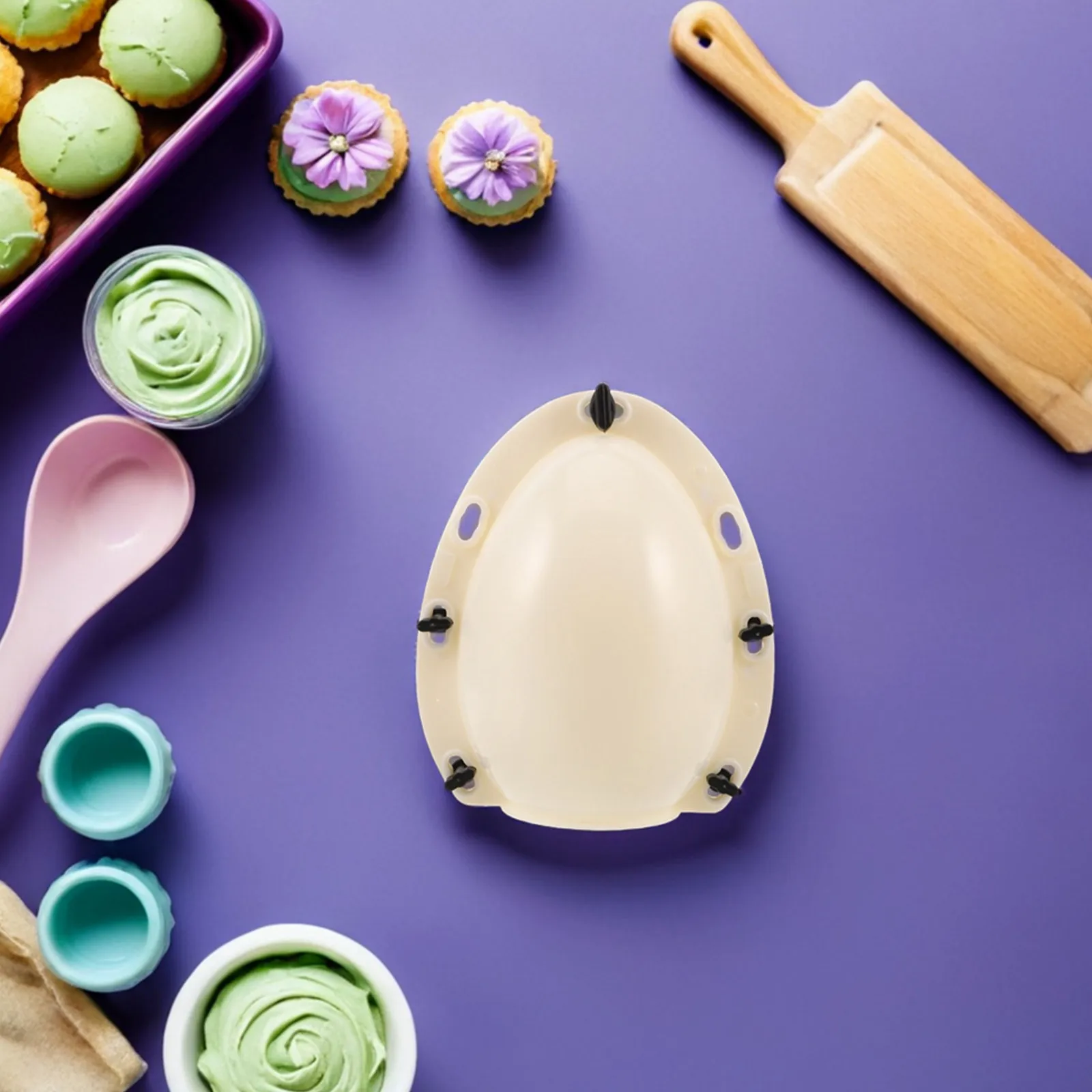 

Easter Egg Golden Mold Breakable DIY Plastic Baking Molds 3d Dinosaur Crafting Shape