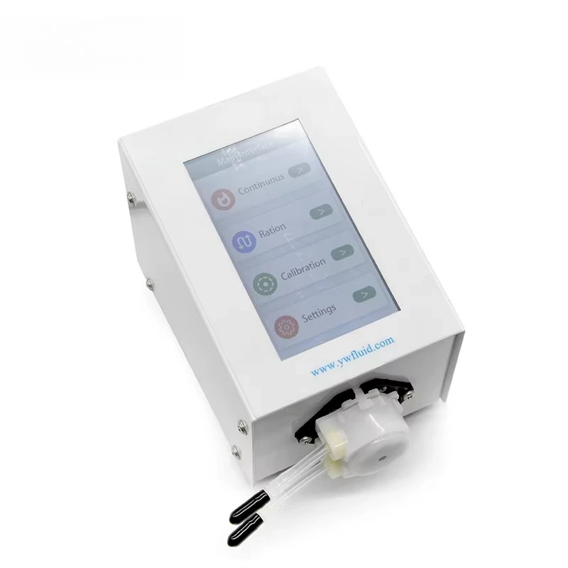 YW21 precisely adjusts and controls the flow, using high-precision intelligent micro peristaltic pump