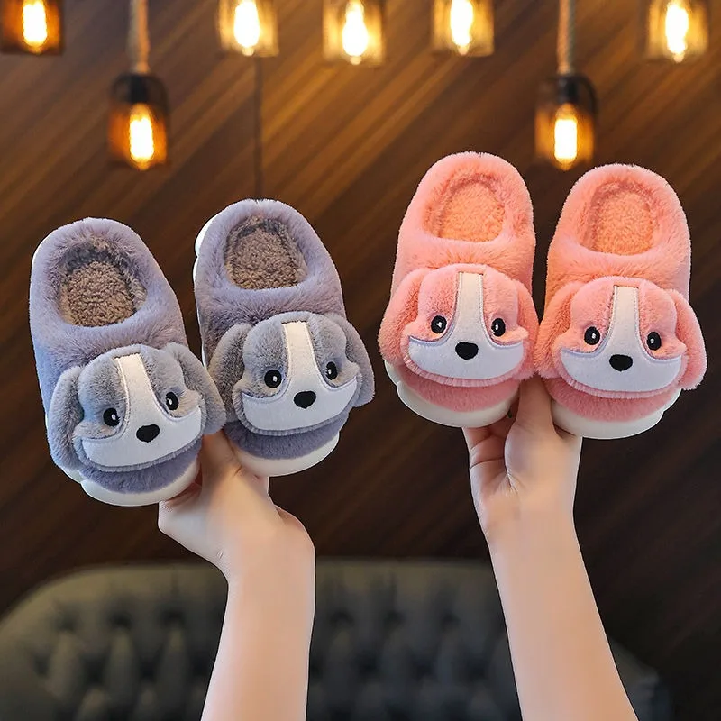 Fashion New Children Cotton Slippers Autumn and Winter Boys and Girls Slippers Home Indoor Kids Slippers House Baby Shoes